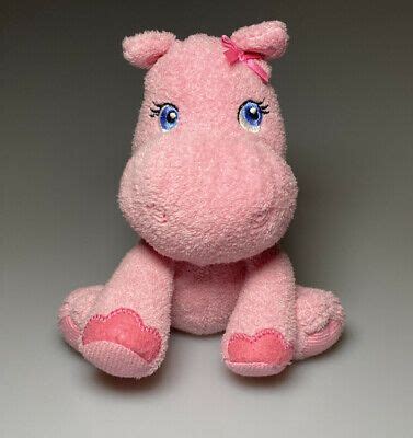 Garanimals Pink Hippo Hippopotamus Plush Stuffed Animal Soft Toy 6 ...