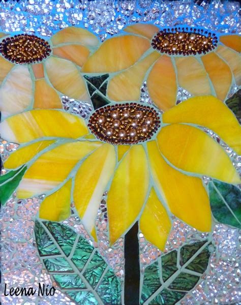 17+ images about Mosaic Sunflowers on Pinterest | Mosaic wall, Free ...