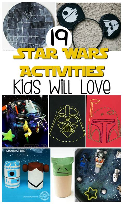 19 Star Wars Activities Kids Will Love - Star Wars Day | Star wars ...