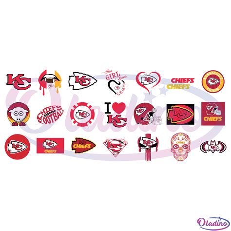 Kansas City Chiefs Logo Bundle Digital File SVG, Kansas City Chiefs Svg