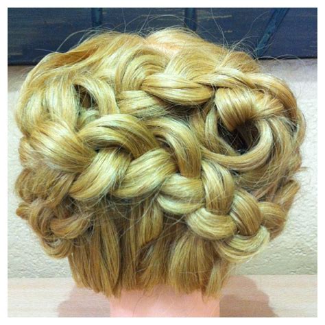 Dutch Braid Updo by Christine Dutch Braids, Braided Updo, Updos, Bun ...