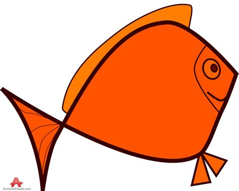 Orange Fish Cartoon - ClipArt Best