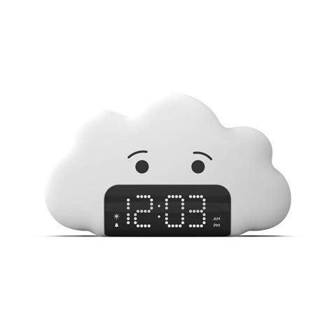 Kids' Wake up Light Alarm Cloud Clock White - Capello: Digital Bedroom ...