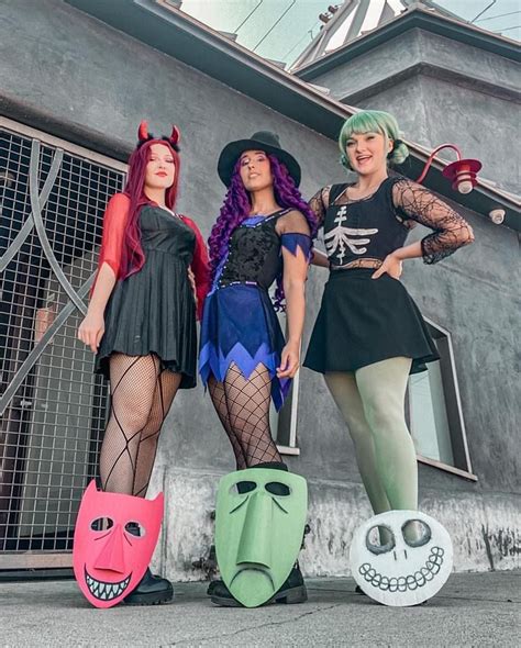 Nightmare Before Christmas: Lock Shock and Barrel Cosplay | Trio ...