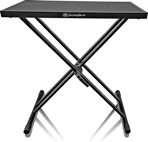 Amazon.com: AxcessAbles Lightweight 28x16 Portable DJ Table Stand | DJ ...