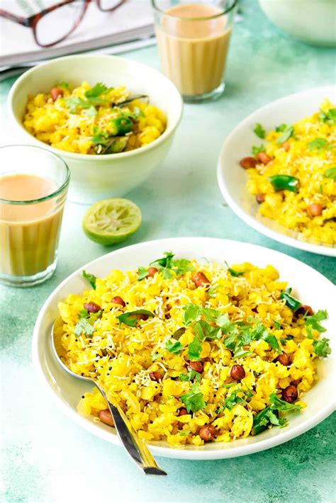 Poha Recipe - How To Make Poha Recipe - Cubes N Juliennes