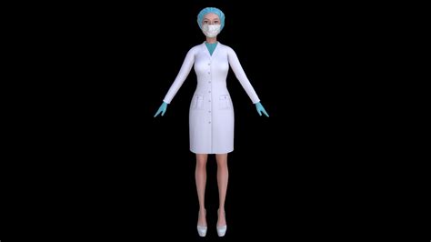 Nurse 3D - TurboSquid 1804356