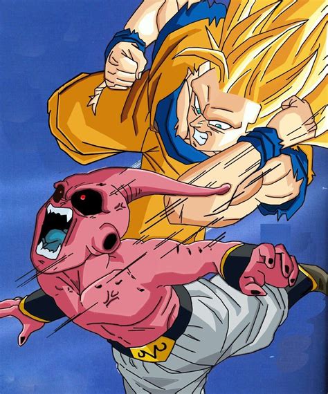 Goku fase 3 vs majin boo (batalla final) | Personajes de dragon ball ...