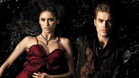 Stefan Salvatore Elena Gilbert Are On Water HD The Vampire Diaries ...