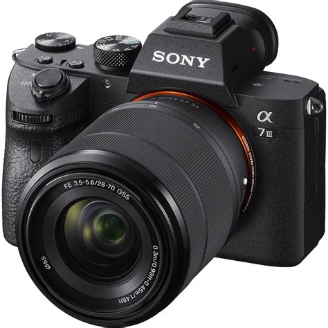 Sony a7 III Mirrorless Camera with 28-70mm Lens ILCE7M3K/B B&H