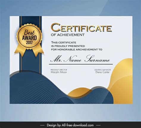 Certificate template vectors free download 36,343 editable .ai .eps ...