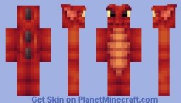 Fire Dragon Minecraft Skin