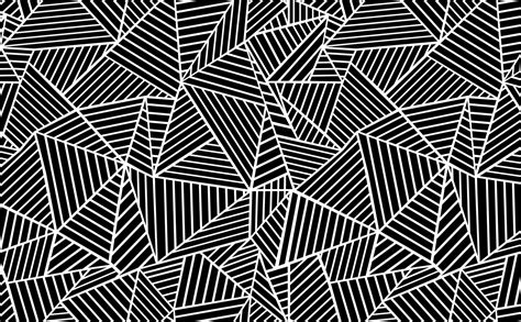 Black Geometric Pattern Wallpaper for Walls