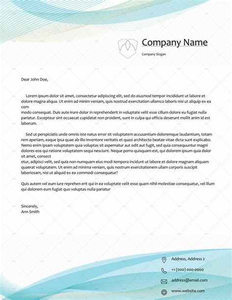 Business Letterhead Template Word Free Download - Free Samples ...