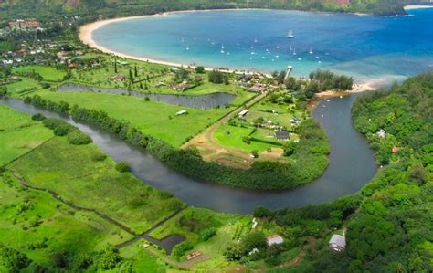 Meraviglie Del Mondo: Hanalei (Crescent) Bay in Hawaii