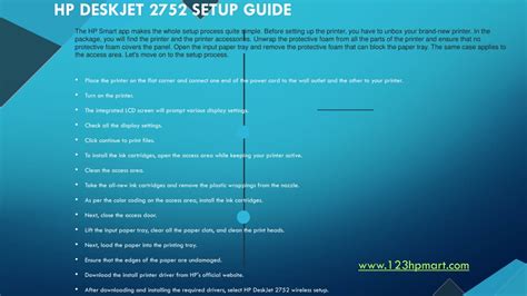 PPT - How to Setup HP Deskjet 2752 & 2752e? - 123.hp.com/setup ...