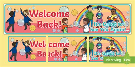 Welcome Back Banner Printable - bmp-minkus