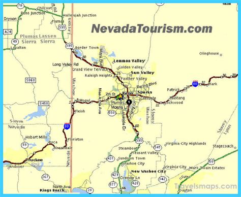 Map of Reno Nevada - TravelsMaps.Com