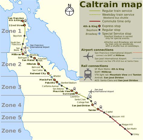 Caltrain Map ~ ODDJOB-BLOG