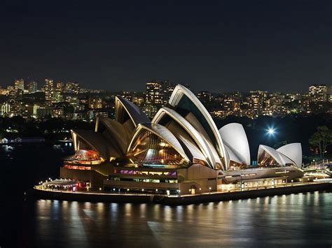 Sydney Opera House Night Wallpaper [1600x1200]