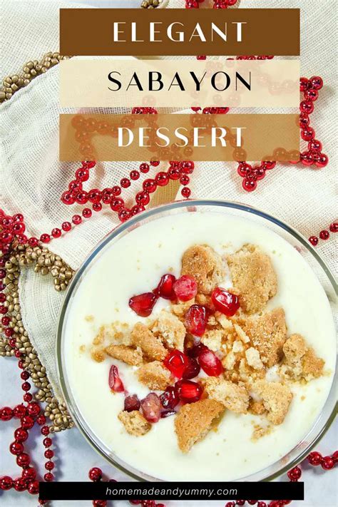 Classic Sabayon Recipe (Elegant French Dessert) | Homemade & Yummy