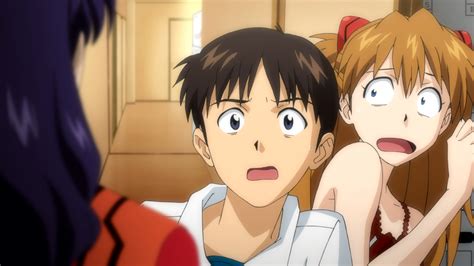 Image - Shinji and Asuka (Rebuild) 01.png | Evangelion | FANDOM powered ...