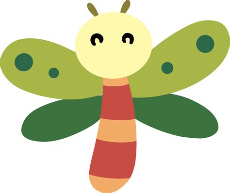 Cute Dragonfly Cartoon