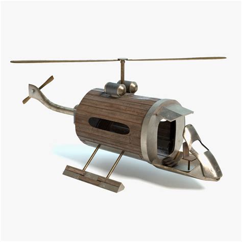 3D steampunk helicopter - TurboSquid 1179787