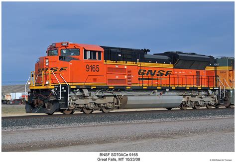 BNSF SD70ACe 9165 | BNSF SD70ACe 9165 on the point of a nort… | Flickr