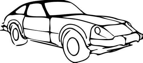 Car Black and White Clipart - Free Download