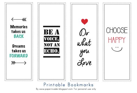 inspiring bookmarks printable - Google Search Bookmarks Quotes, Paper ...