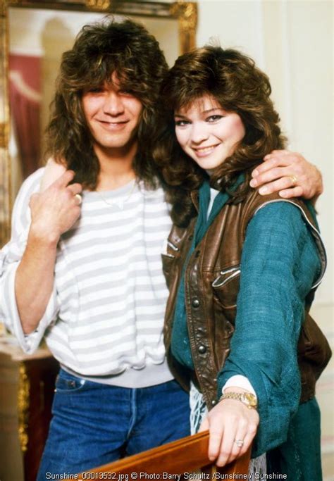 Newlyweds Eddie Van Halen & Valerie Bertinelli | Eddie van halen, Van ...