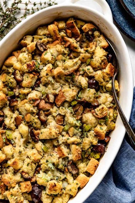 Chestnut Stuffing Recipe - An Easy Holiday Side Dish