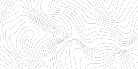 Premium Vector | Topographic line wavy pattern, map contour outline ...