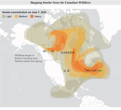 See How the Wildfire Smoke Spread Across the U.S. - Stella Maris Press