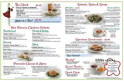 Online Menu of Chicken Salad Chick Restaurant, East Peoria, Illinois ...