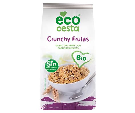 Ecocesta Cereales ecológicos crujientes con frutas 375 gramos