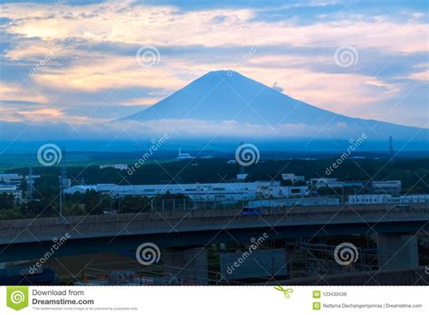 Mountain Fuji Sunrise in Japan Stock Photo - Image of holiday ...