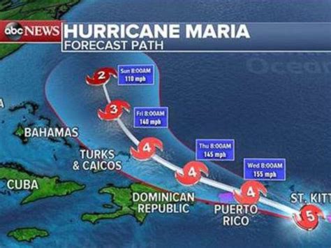 Maria 'potentially most catastrophic hurricane to hit Puerto Rico in a ...