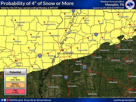 Memphis faces busy weather weekend with storms, record-breaking cold ...