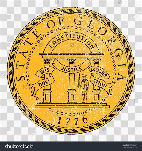 802 State Georgia Seal Images, Stock Photos & Vectors | Shutterstock