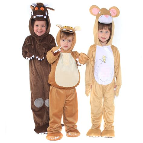 Kids The Gruffalo Jumpsuit Gruffalos Child & Mouse Book Day Fancy Dress ...