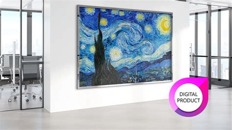 Vincent Van Gogh Paintings in Zoom Virtual Backgrounds/1 Set - Etsy