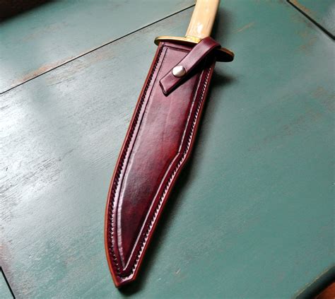 Hand Crafted Classic Leather Knife Sheath by Strong Horse Leather ...