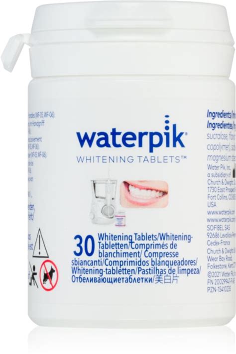 Waterpik Whitening Tablets tabletki wybielające do irygacji jamy ustnej