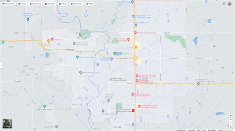 Bartlesville Oklahoma Map - United States