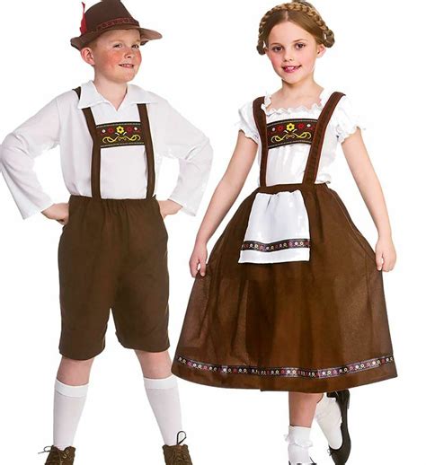 Child BAVARIAN BOY or GIRL Oktoberfest Beer German Costume Outfit Fancy ...