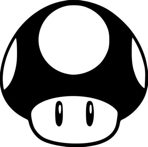 Mario Mushroom Vinyl Decal | Halloween stencils, Pink mushroom, Mario ...