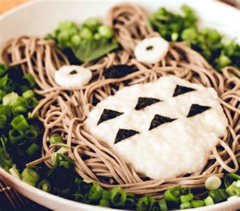 How to Make TOTORO Tororo Soba (Japanese Buckwheat Noodles with Grated ...