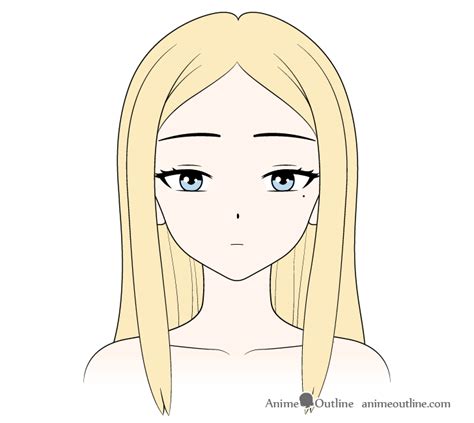 How to Draw a Beautiful Anime Girl Step by Step - AnimeOutline